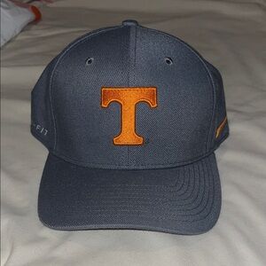 Nike Men's Gray Hat with Orange 'T' Logo